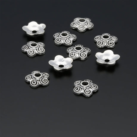 Perlenkappen Blumenform – 10 mm - PerlineBeads