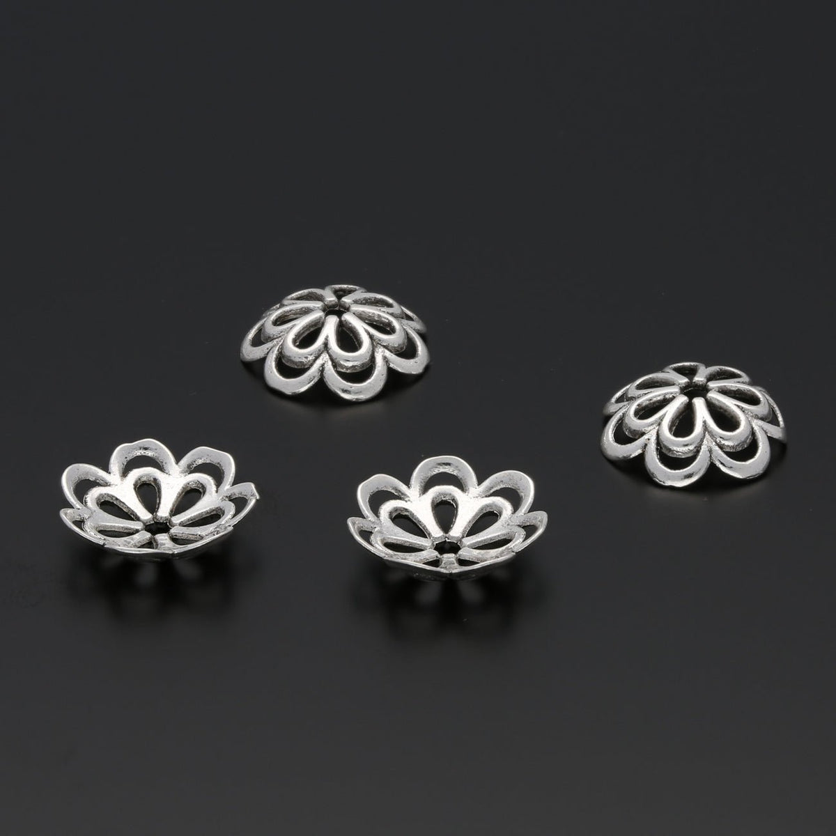 Perlenkappen Blumenform – 14 mm - PerlineBeads