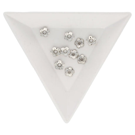 Perlenkappen Blumenform – 6,5 mm - PerlineBeads
