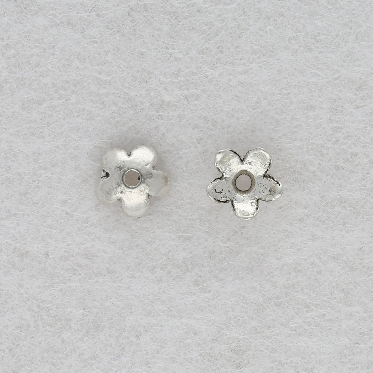 Perlenkappen Blumenform – 6,5 mm - PerlineBeads