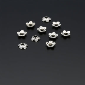Perlenkappen Blumenform – 6,5 mm - PerlineBeads
