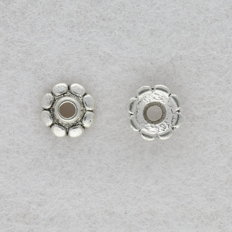 Perlenkappen Blumenform – 8 mm - PerlineBeads