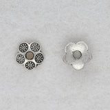 Perlenkappen Blumenform – 8 mm - PerlineBeads