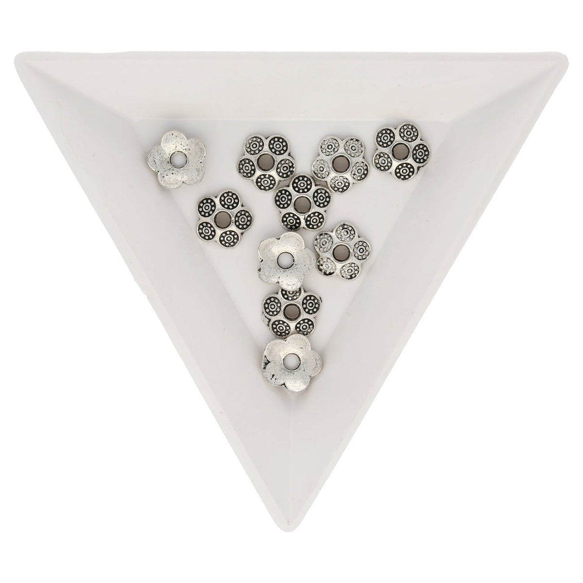 Perlenkappen Blumenform – 8 mm - PerlineBeads