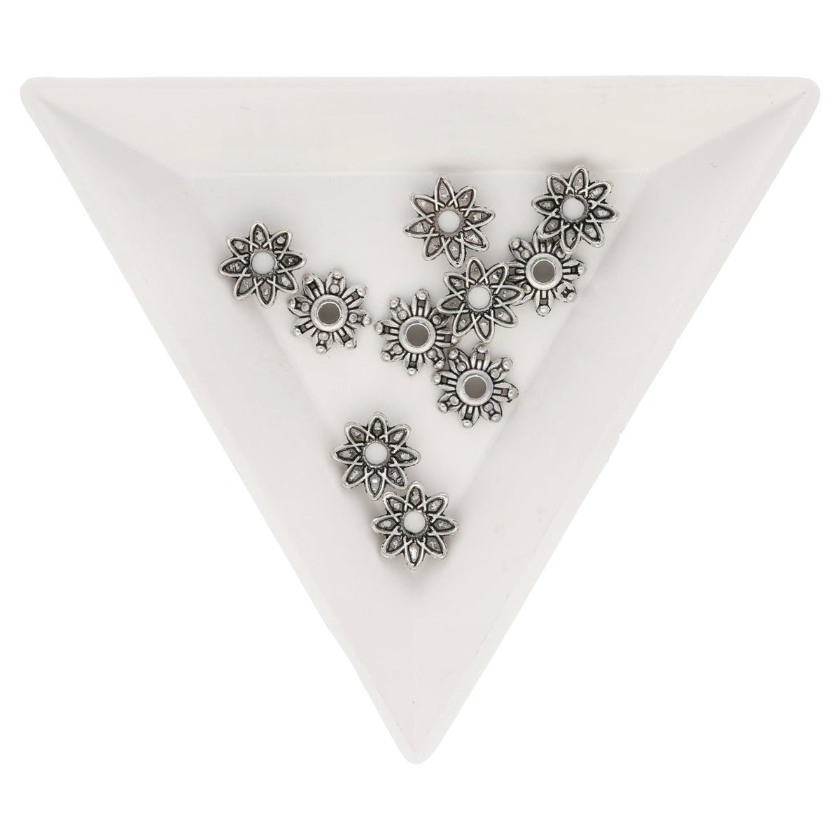 Perlenkappen Blumenform – 9 mm - PerlineBeads