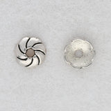 Perlenkappen Blumenform – 9 mm - PerlineBeads
