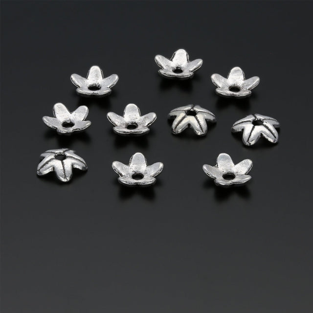 Perlenkappen Blumenform – 9 mm - PerlineBeads