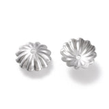 Perlenkappen Blumenform – 9,5 x 10 mm - Stahl - PerlineBeads