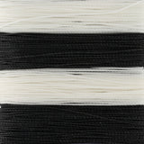 Perlenkordel S-Lon™ TEX210 - Black & White Mix - PerlineBeads