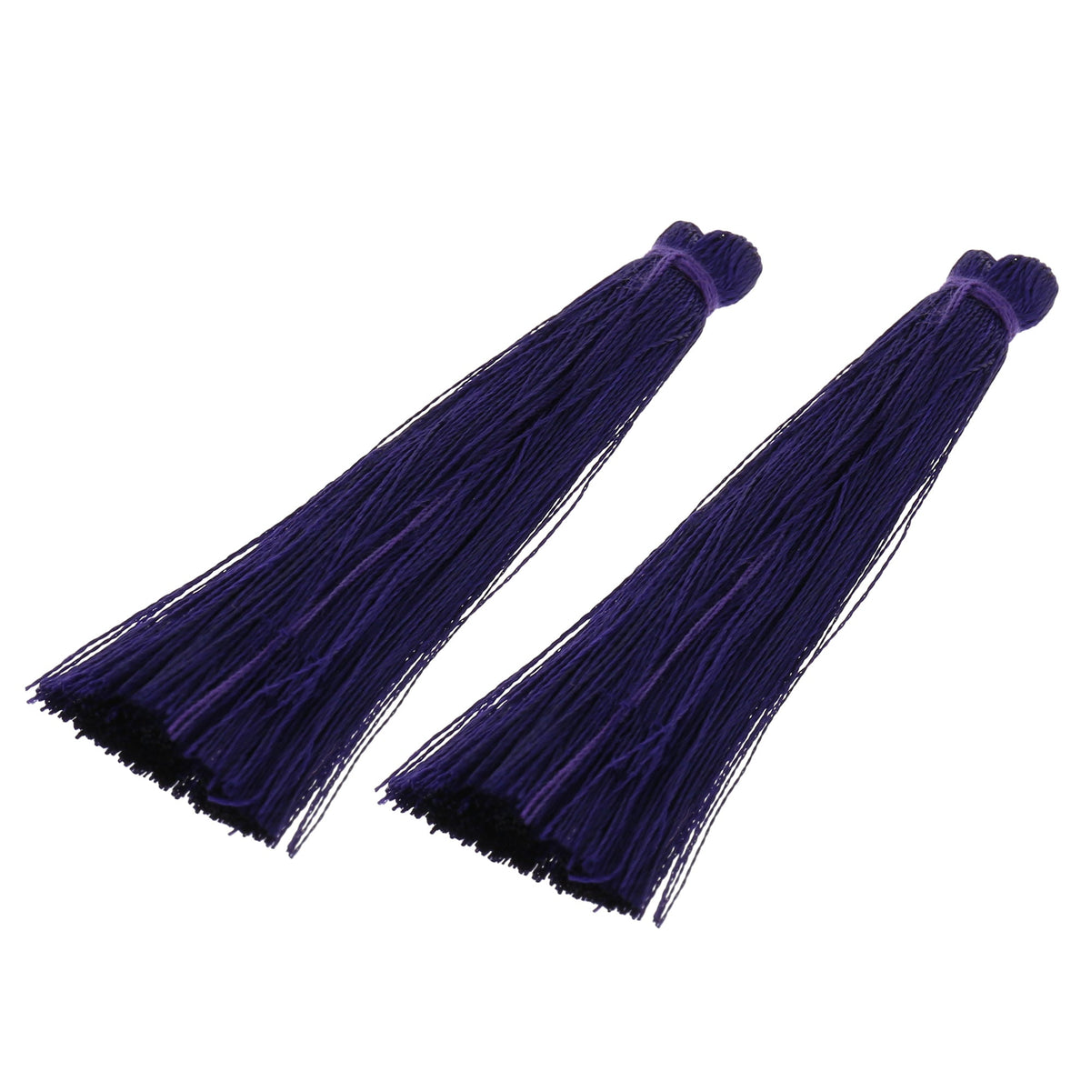 Quaste aus Nylon 65 x 6 mm - Nachtblau - PerlineBeads