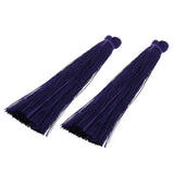 Quaste aus Nylon 65 x 6 mm - Nachtblau - PerlineBeads