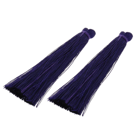 Quaste aus Nylon 65 x 6 mm - Nachtblau - PerlineBeads