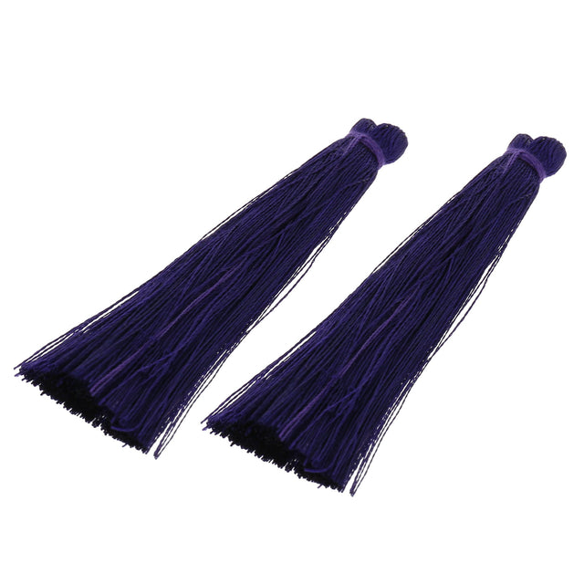 Quaste aus Nylon 65 x 6 mm - Nachtblau - PerlineBeads
