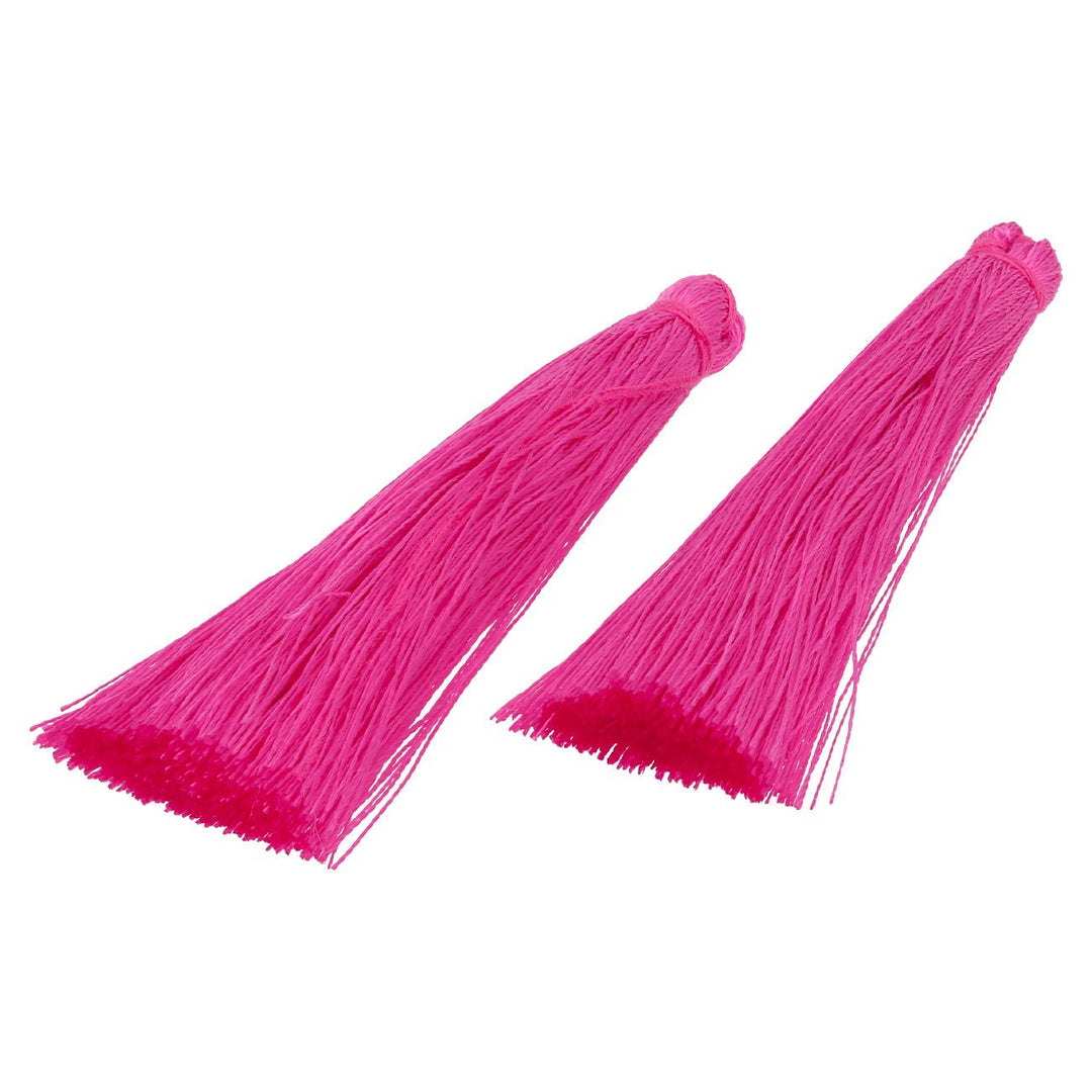 Quaste aus Nylon 65 x 6 mm - Pink - PerlineBeads