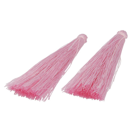 Quaste aus Nylon 65 x 6 mm - Rose - PerlineBeads