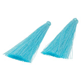 Quaste aus Nylon 65 x 6 mm - Türkis - PerlineBeads