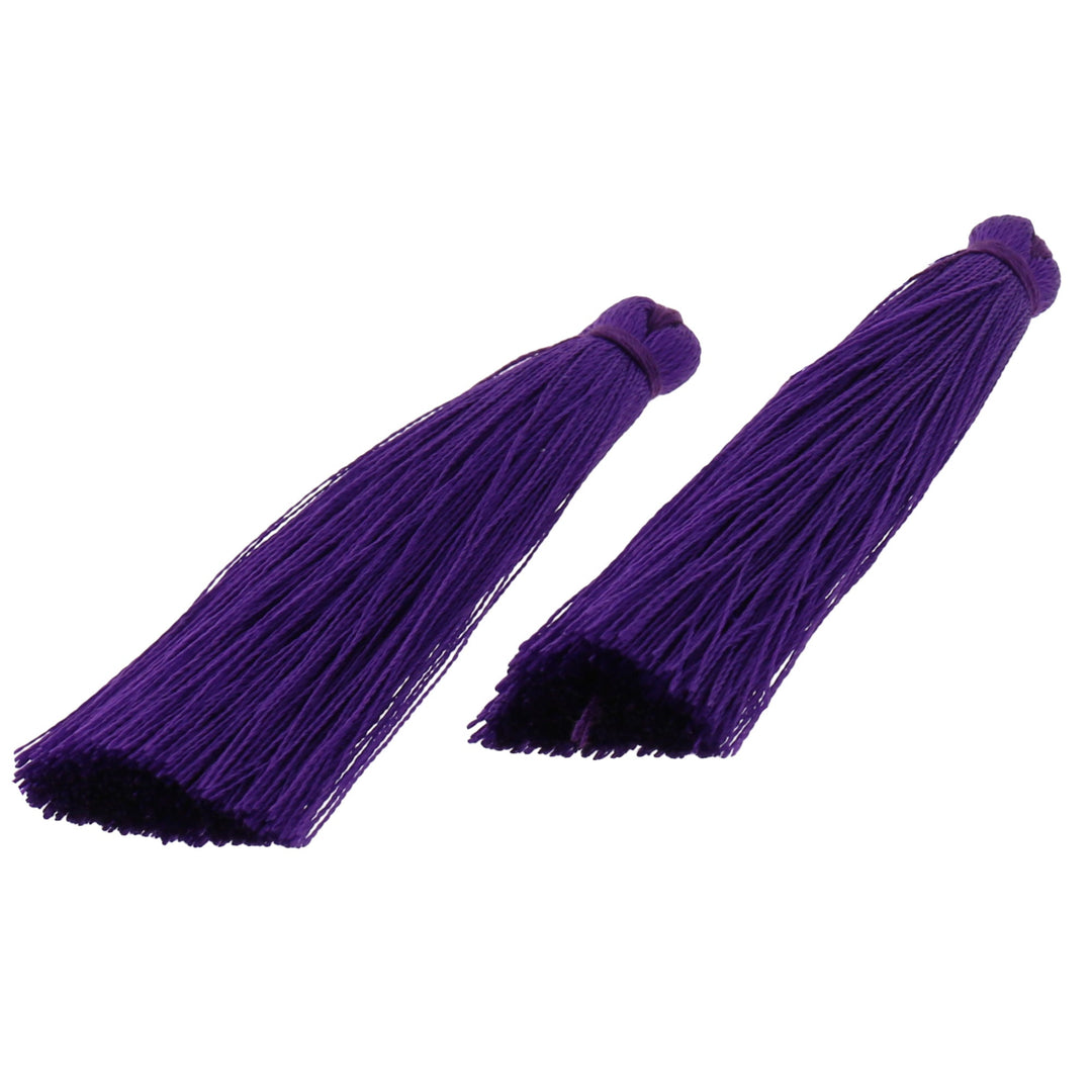 Quaste aus Nylon 65 x 6 mm - Violett - PerlineBeads