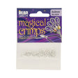 Quetschperlen - Magical Crimps, Rohr 2x2 mm - Versilbert - PerlineBeads