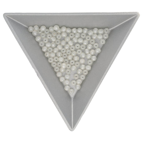 Recycelte Glasperlen 3 mm - Grayish - PerlineBeads