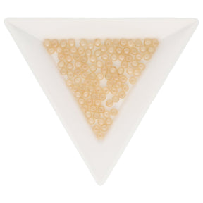 Recycelte Glasperlen 3 mm - Light Peach - PerlineBeads