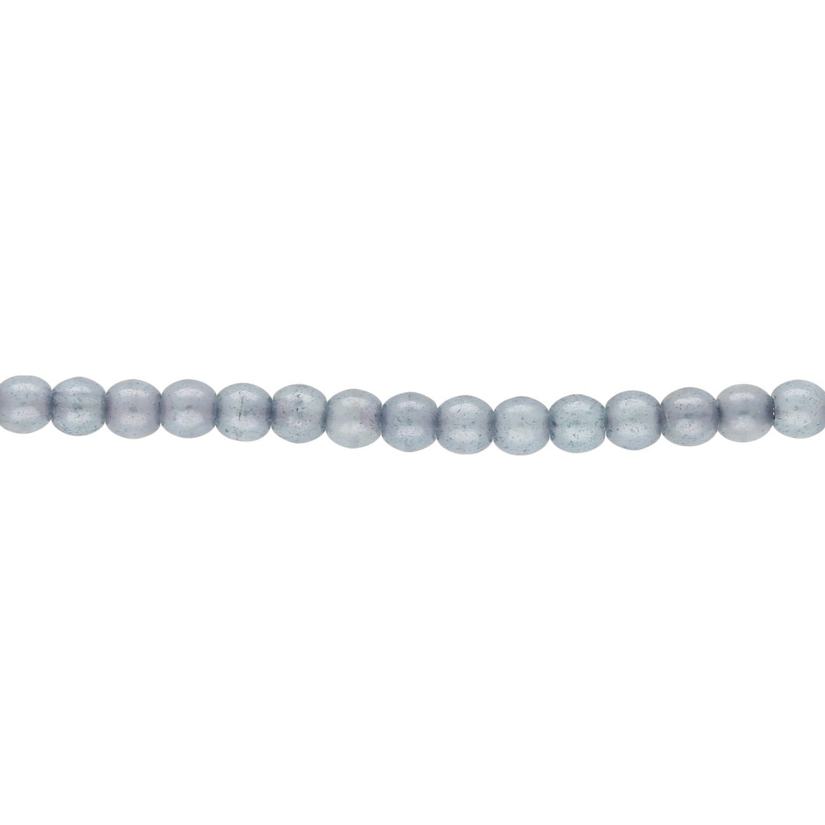 Recycelte Glasperlen 3 mm - Storm Cloud - PerlineBeads