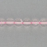 Recycelte Glasperlen 8 mm - Lined Bubbles Pink - PerlineBeads