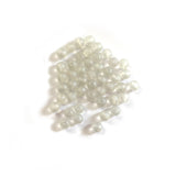 Recycelte Glasperlen 8 mm - Matt Crystal - PerlineBeads