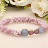 Recycelte Glasperlen 8 mm - Matt Night Blue - PerlineBeads