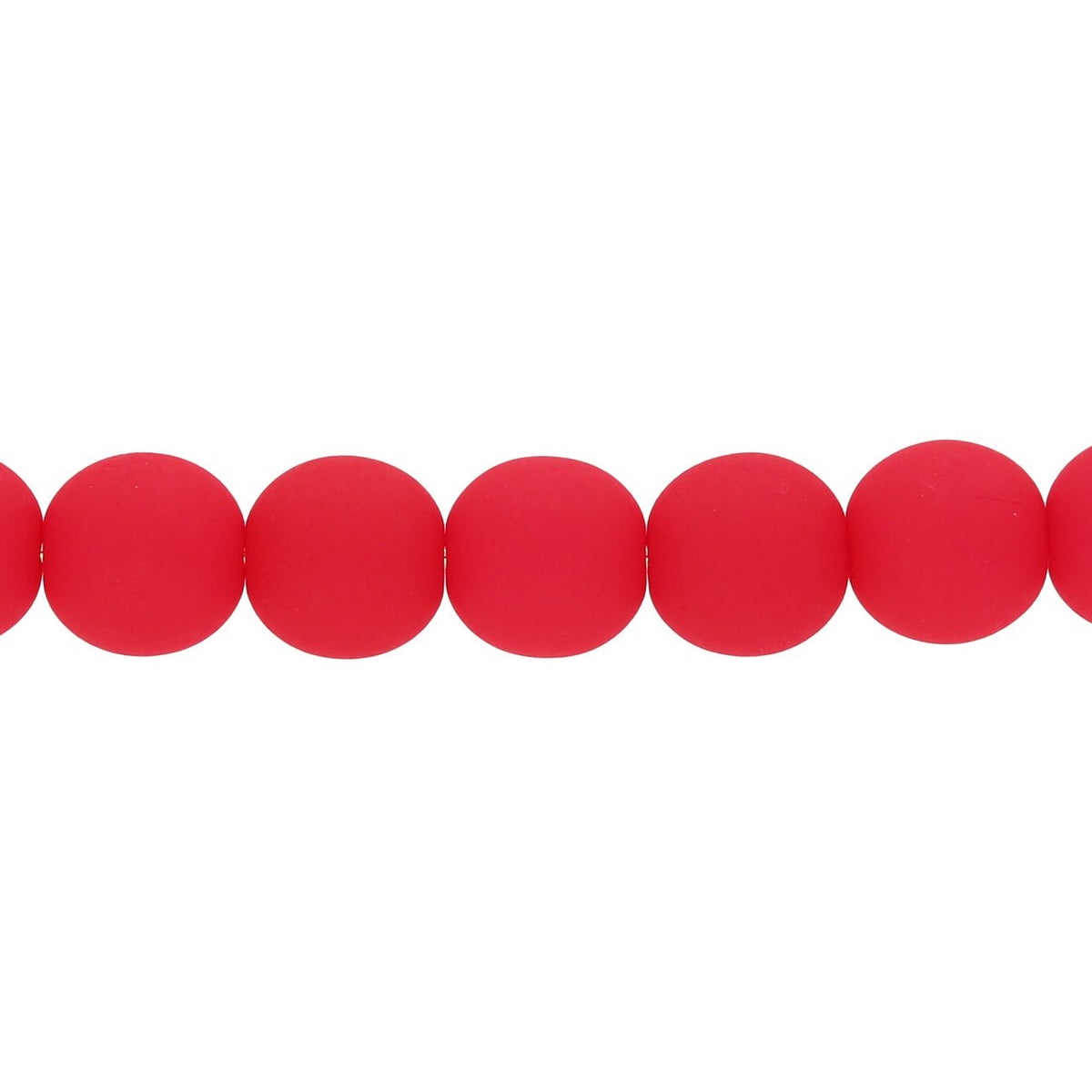 Recycelte Glasperlen 8 mm - Neon Bubbles Cherry - PerlineBeads