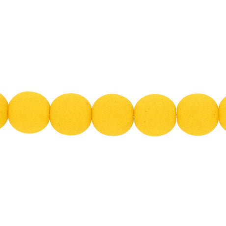 Recycelte Glasperlen 8 mm - Neon Bubbles Sunflower - PerlineBeads