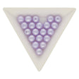Recycelte Glasperlen 8 mm - Pearly Lilac Bubbles - PerlineBeads