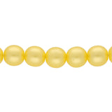 Recycelte Glasperlen 8 mm - Pearly Yellow Bubbles - PerlineBeads