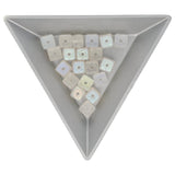 Recycelte Glasperlen "Cubes" - Rough Ice - PerlineBeads