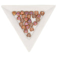 Recycelte Glasperlen "Hearts" - Etched - PerlineBeads