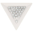 Recycelte Glasperlen "Hearts" - Half Silver - PerlineBeads