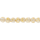 Recycelte Glasperlen "Hearts" - Rough Gold - PerlineBeads