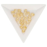 Recycelte Glasperlen "Hearts" - Rough Gold - PerlineBeads