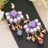 Recycelte Glasperlen "Tiny Bones" - Ceramic Pink - PerlineBeads