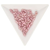 Recycelte Glasperlen "Tiny Bones" - Ceramic Pink - PerlineBeads