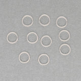 Ringe geschlossen 5 mm – Sterling Silber - PerlineBeads