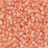 Rocailles Glasperlen 3 mm unregelmässige Grösse – Ceylon Bisque - PerlineBeads