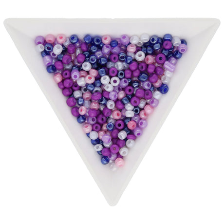 Rocailles Glasperlen Mix 8/0 unregelmässige Grösse – Dreamcatcher - PerlineBeads