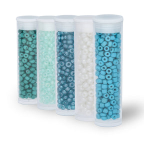 Rocailles Glasperlen Mix 8/0 unregelmässige Grösse – Ocean - PerlineBeads
