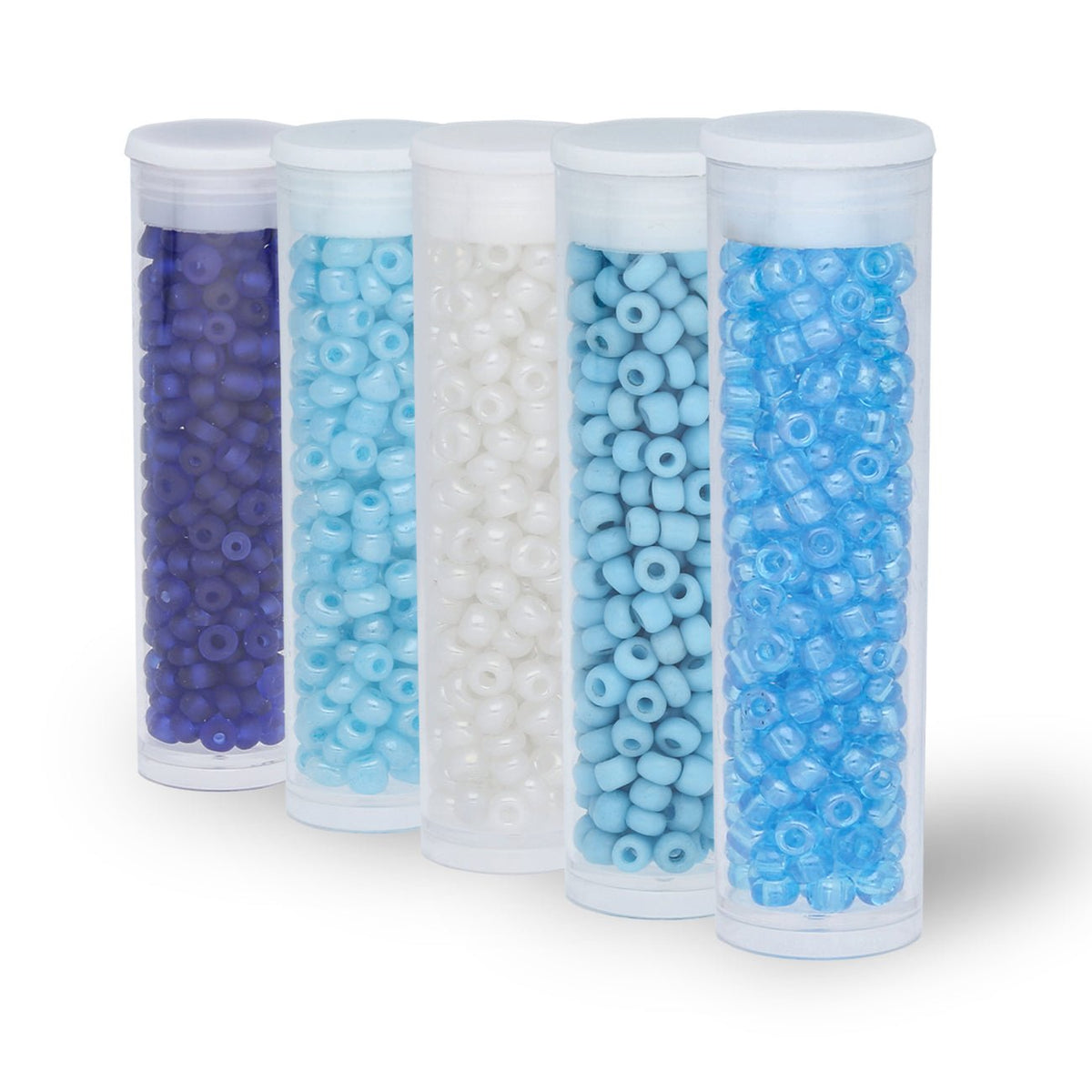 Rocailles Glasperlen Mix 8/0 unregelmässige Grösse – Winter - PerlineBeads