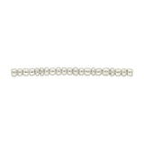 Rocailles Perlen 2 mm unregelmässige Grösse – Silver - PerlineBeads