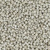 Rocailles Perlen 2 mm unregelmässige Grösse – Silver - PerlineBeads