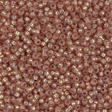 Rocailles-Perlen Miyuki 11/0 – Ducacoat Silver Lined Topaz Gold - PerlineBeads