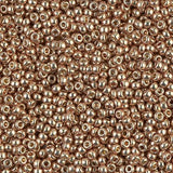 Rocailles-Perlen Miyuki 11/0 – Duracoat Galvanized Champagne - PerlineBeads