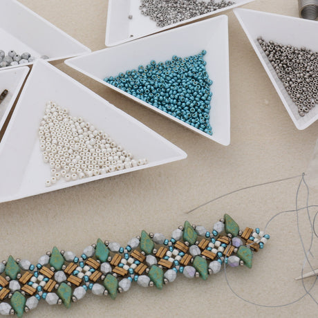 Rocailles-Perlen Miyuki 11/0 – Duracoat Galvanized Seafoam - PerlineBeads