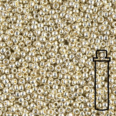 Rocailles-Perlen Miyuki 11/0 – Duracoat Galvanized Silver - PerlineBeads